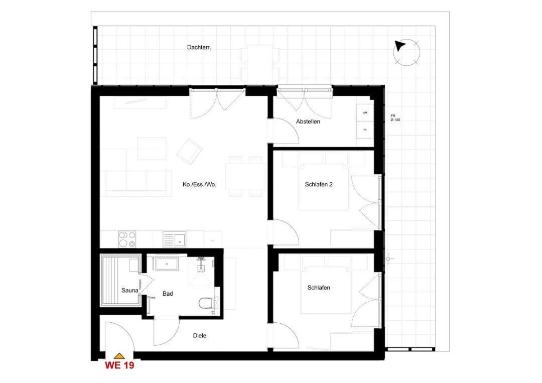 Dorumer Sielhuus 19 Mit Dachterrasse Und Sauna Extérieur photo