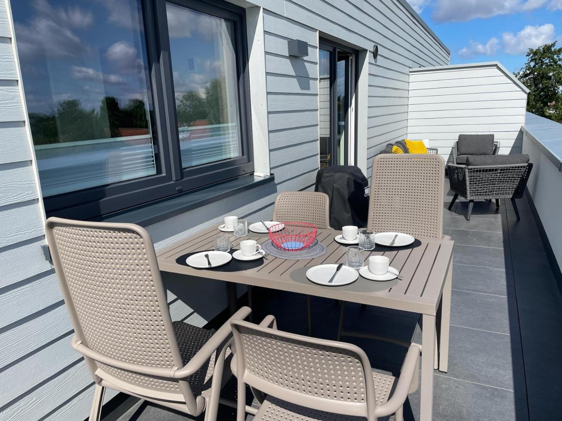 Dorumer Sielhuus 19 Mit Dachterrasse Und Sauna Extérieur photo